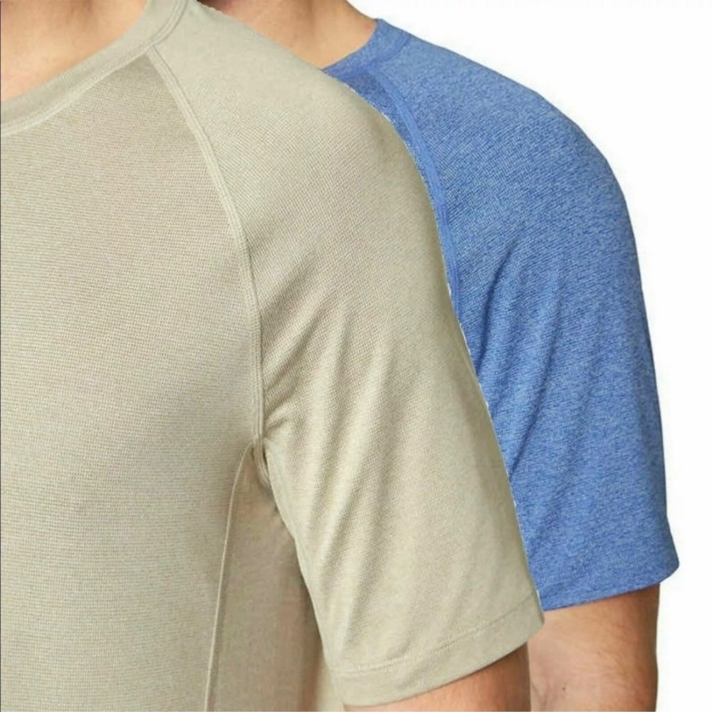 Mondetta Outdoor Project Men's 2 Pack Short Sleeve The Evolution Tees, Large - Picture 3 of 5